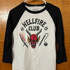 3/4 Sleeve Tee Hellfire Club Stranger Things
